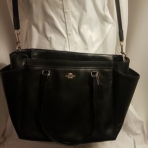 Coach Black Large Tote/Diaper Bag